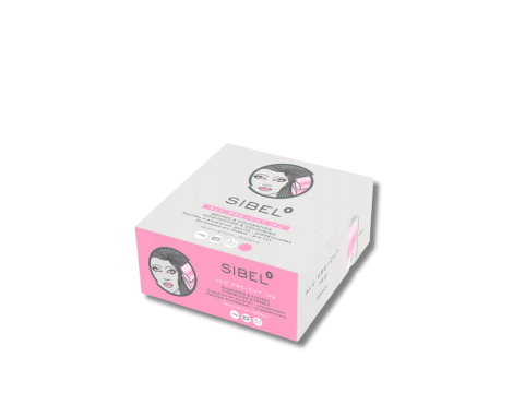 SIBEL ALU PRE-CUT pocięta folia gofrowana do pasemek 300 szt. | Jasny Róż